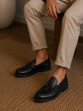 Johnston & Murphy Men’s Loafers sz 8.5 Leather # Box 742